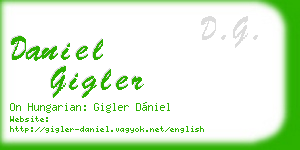 daniel gigler business card